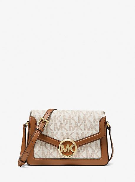 michael kors jessie medium logo shoulder bag|More.